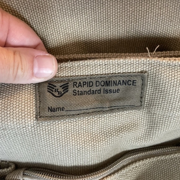 Rapid Dominance Cream Colored Messenger Bag - Picture 2 of 11